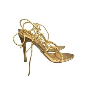 Marciano Bea Strappy Gold Sandals Size 7